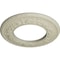 Ekena Millwork Salem Ceiling Medallion (Fits Canopies up to 7 1/8"), 13 1/4"OD x 7 1/8"ID x 7/8"P, Clear Yellow CM13SACYF - alternate 2